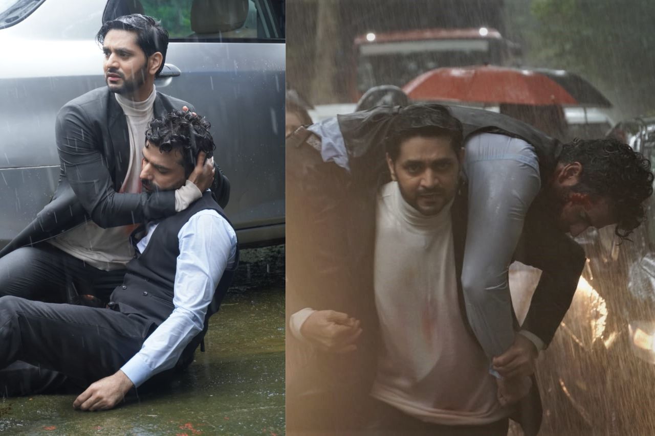 “It was difficult for me to balance on Shakti’s shoulders...” Manit Joura about shooting an action sequence in the rain for Kundali Bhagya