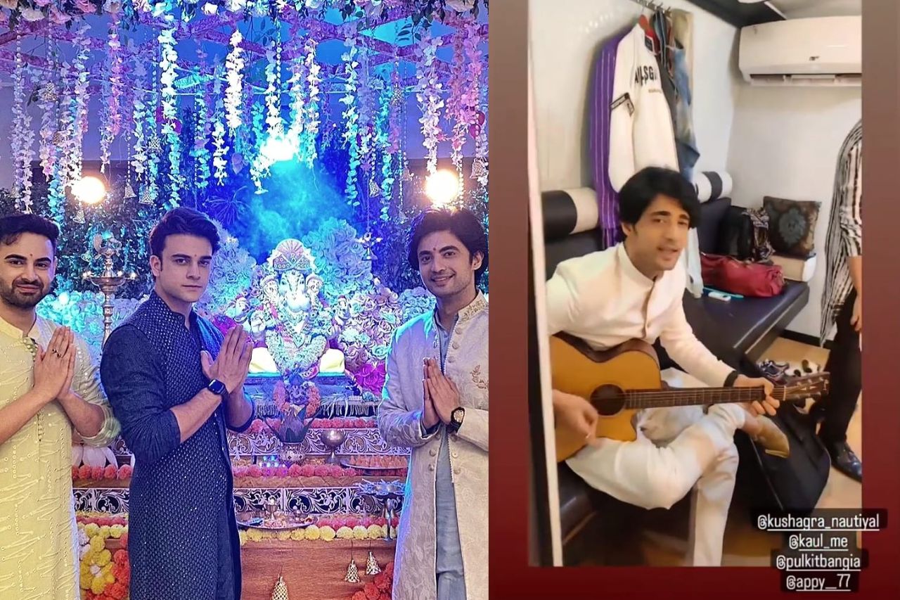 Kumkum Bhagya's Kushagra Nautiyal and Krishna Kaul entertain the entire cast with this halftime jam session