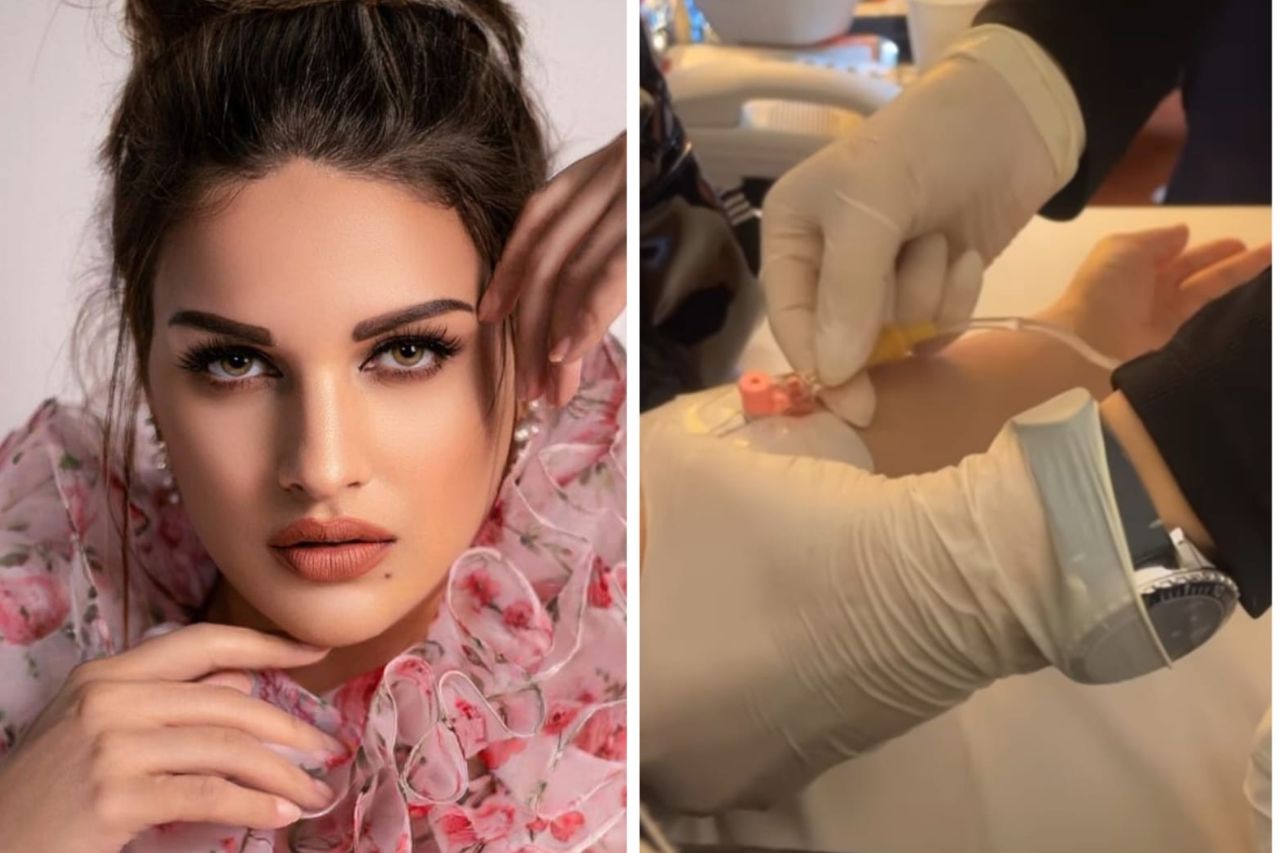 Himanshi Khurana has a high fever and nosebleeds while filming her upcoming movie Fatto De Yaar Bade Ne, the actress is admitted to a hospital in Romania